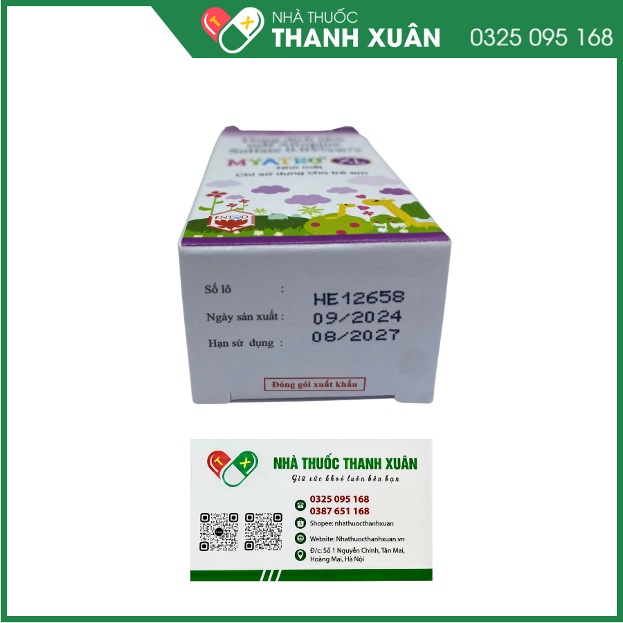 Myatro XL 0,05% làm chậm quá trình tiến triển cận thị ở trẻ em